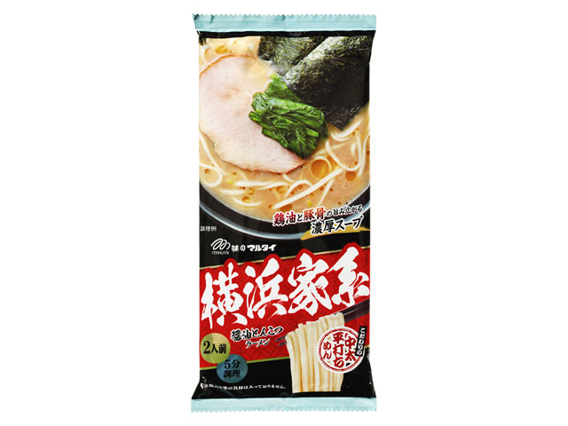 マルタイ 横浜家系醤油とんこつラーメン 2人前【09/05 新商品】