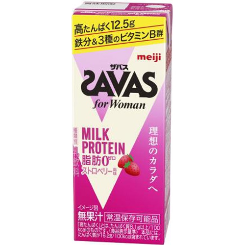 ザバス 脂肪0ストロベリー風味200ml