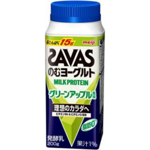 ザバス のむY脂肪0グリーンアップル風味200ml