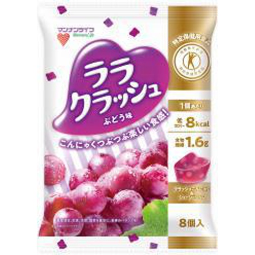 蒟蒻畑ララクラッシュぶどう味 24g×8