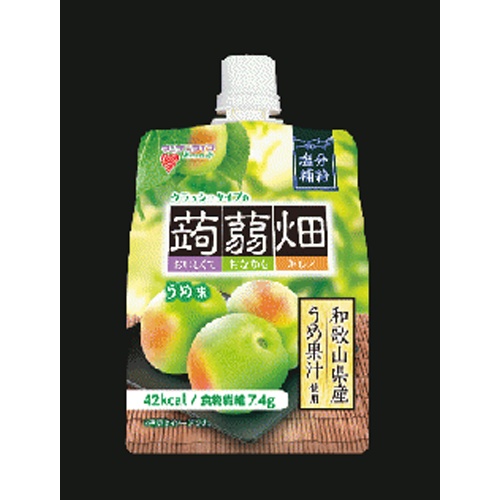 マンナンL クラッシュタイプの蒟蒻畑うめ味150g【06/02 新商品】