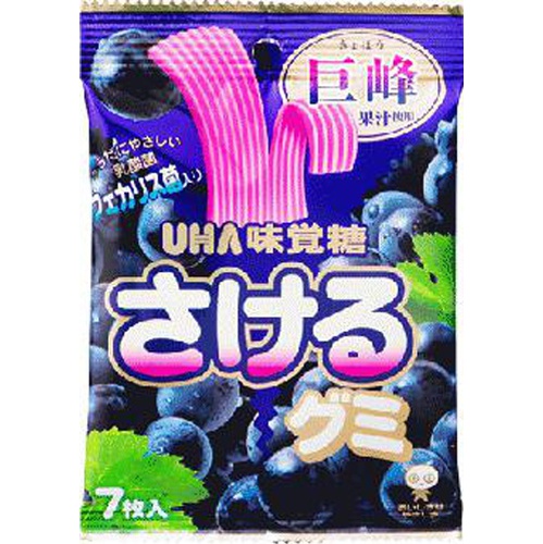 味覚糖 さけるグミ巨峰 7枚