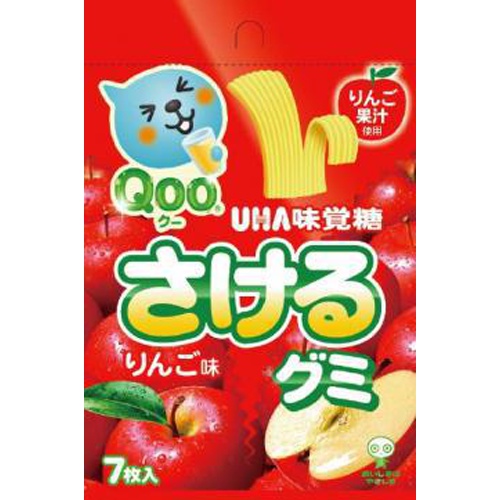 味覚糖 さけるグミ Qooりんご7枚