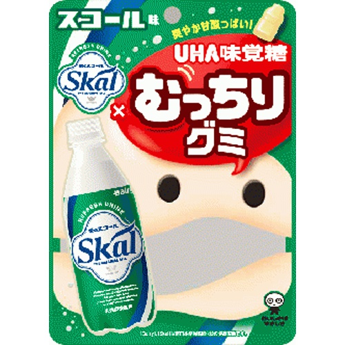 味覚糖 むっちりグミ スコール64g【03/18 新商品】