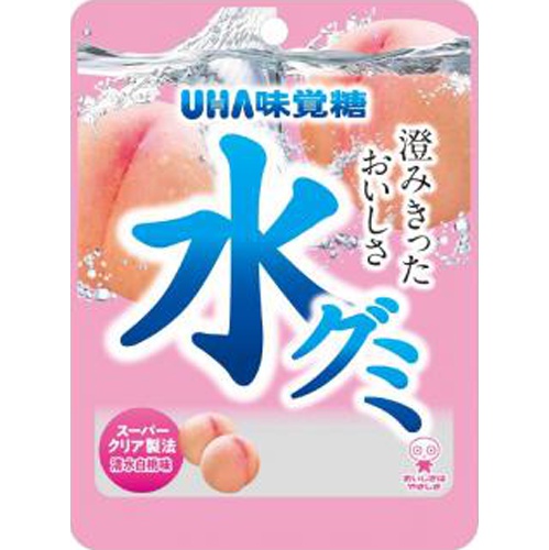 味覚糖 水グミ 清水白桃味40g