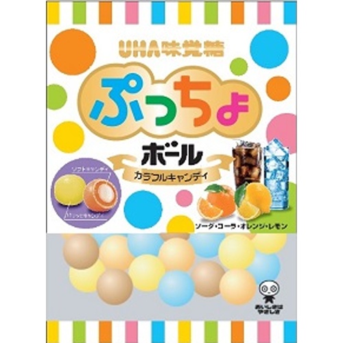 株式会社タジマヤ 味覚糖 ぷっちょボールカラフルアソート 60g 株式会社タジマヤ 味覚糖 ぷっちょボールカラフルアソート 60g