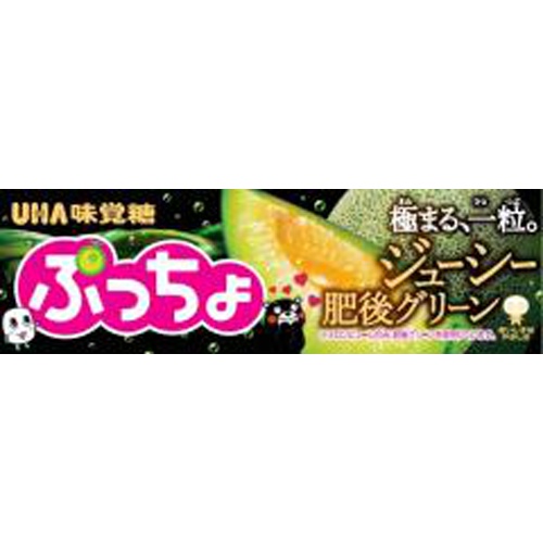 味覚糖 ぷっちょ ジューシー肥後グリーン10粒