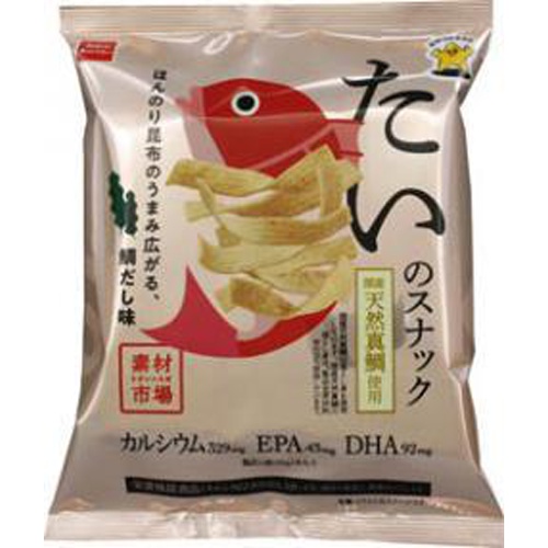 おやつカンパニー 素材市場 たいのスナック鯛だし味61g【12/20 新商品】