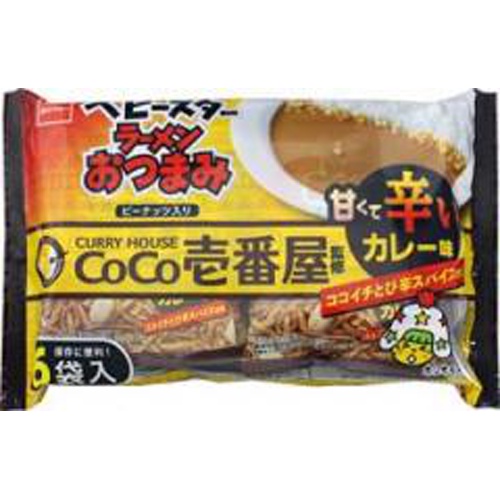 ベビースター CoCo壱番屋甘くて辛いカレー味6袋【01/31 新商品】