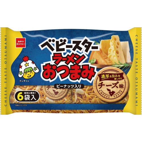 ベビースターラーメンおつまみチーズ味6袋入126g【12/04 新商品】