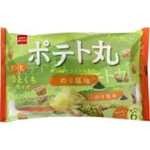 おやつC ポテト丸コンソメ風味のり塩味6袋入り【09/01 新商品】