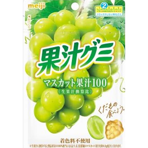 明治 果汁グミマスカット 54g