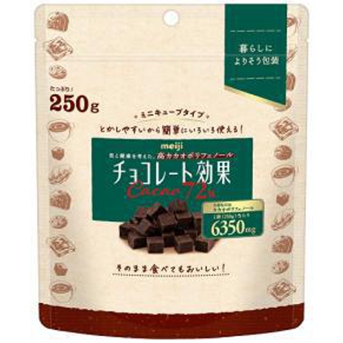 明治 チョコレート効果カカオ72%ミニC 250g
