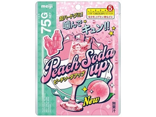 明治 ピーチソーダアップ 75g【01/13 新商品】