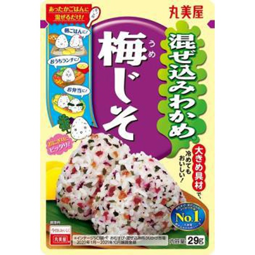 丸美屋 混ぜ込みわかめ 梅じそ29g