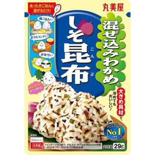 丸美屋 混ぜ込みわかめ しそ昆布29g