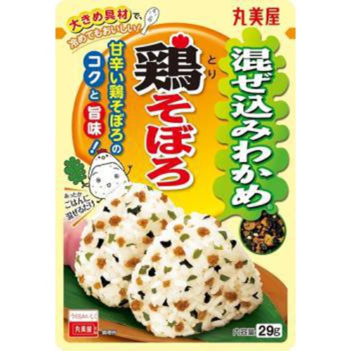 丸美屋 混ぜ込みわかめ 鶏そぼろ29g