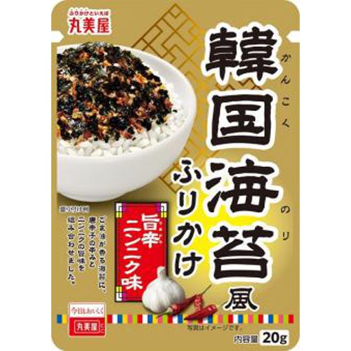 丸美屋 韓国海苔風ふりかけ 旨辛ニンニク20g