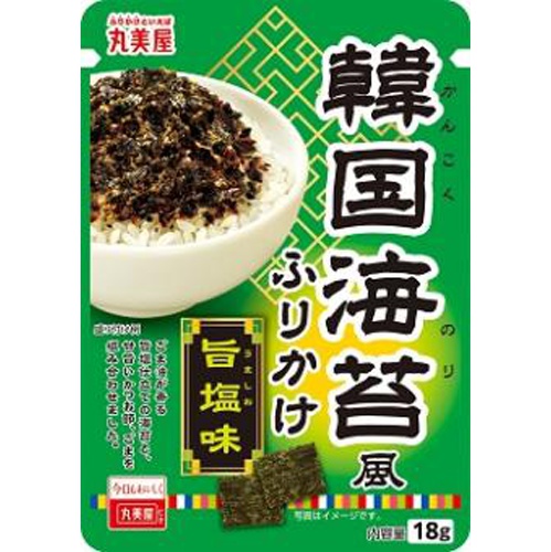 丸美屋 韓国海苔風ふりかけ 旨塩味18g