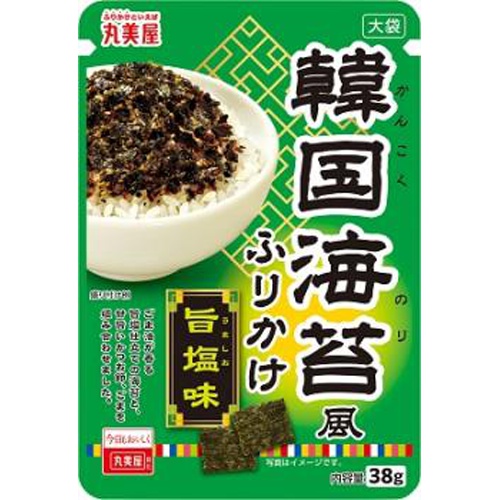 丸美屋 韓国海苔風ふりかけ旨塩味 大袋38g