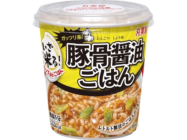 丸美屋 カップdeごはん豚骨醤油ごはん【02/19 新商品】