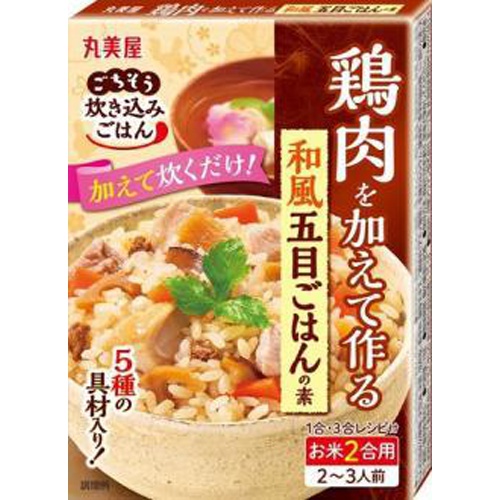 丸美屋 鶏肉を加える和風五目ごはんの素 2合用