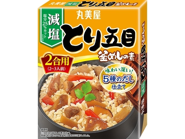 丸美屋 減塩とり五目釜めしの素 180g【02/05 新商品】
