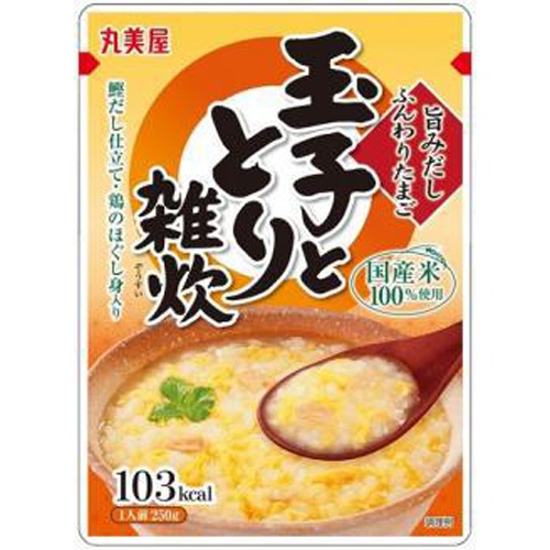 丸美屋 ふんわりたまご 玉子ととり雑炊250g