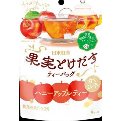 日東紅茶 果実とけ出すTBハニーアップル4袋入
