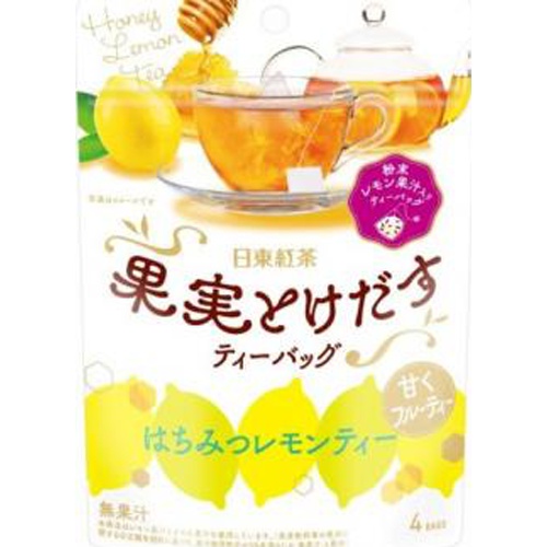 日東紅茶 果実とけだすTBはちみつレモンティー4P【02/26 新商品】