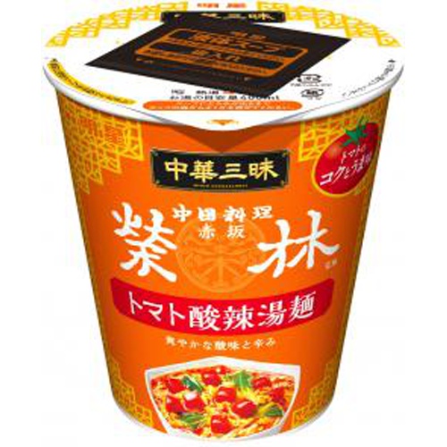 明星 中華三昧タテ型ビッグ赤坂榮林 トマト酸辣湯麺【10/04 新商品】
