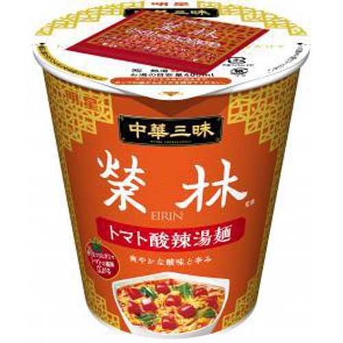 明星 中華三昧タテ型 榮林トマト酸辣湯麺