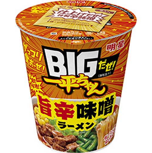 明星 BIGだぜ!一平ちゃん 旨辛味噌ラーメン