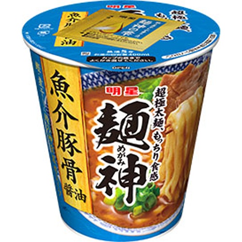明星 麺神カップ 魚介豚骨醤油