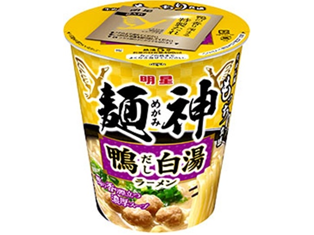 明星 麺神カップ 鴨だし白湯ラーメン【01/05 新商品】
