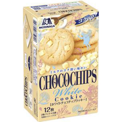 森永 ホワイトチョコチップクッキー 12枚【08/23 新商品】