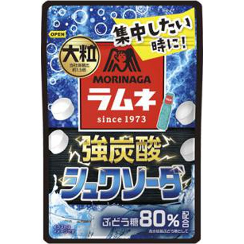 森永 大粒ラムネ強炭酸シュワソーダ 25g