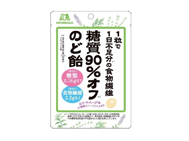 森永 糖質90%オフのど飴 58g【11/25 新商品】