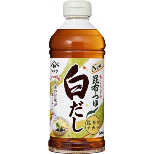 ヤマサ 昆布つゆ白だし 500ml