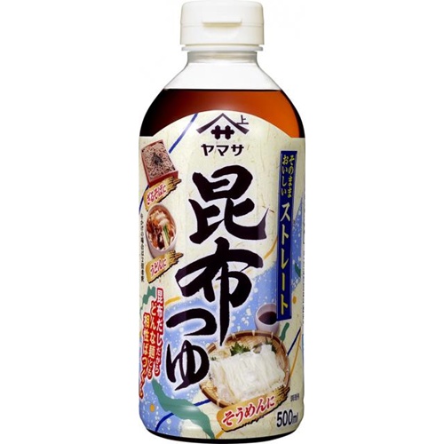 ヤマサ 昆布つゆストレート 500ml