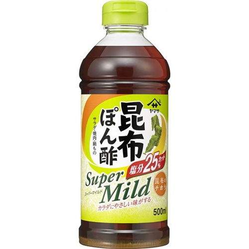 ヤマサ 昆布ぽん酢 スーパーマイルド500ml