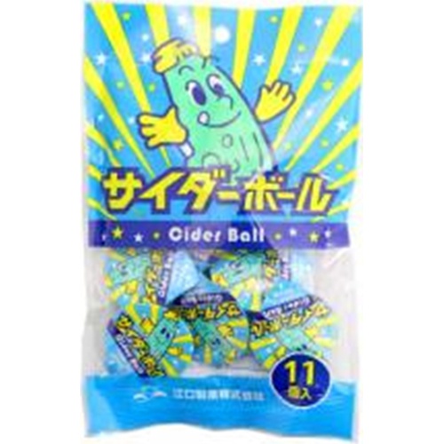 やおきん サイダーボール 11個 商品紹介 お菓子 駄菓子の仕入れや激安ネット通販なら菓子卸問屋タジマヤ