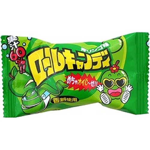 やおきん ロールキャンディ青リンゴ味 20g