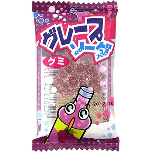 やおきん グレープソーダグミ 10g