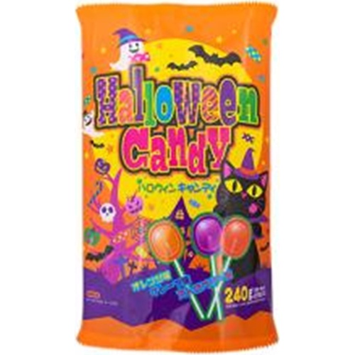 やおきん ハロウィンキャンディ 棒付240g 商品紹介 お菓子 駄菓子の仕入れや激安ネット通販なら菓子卸問屋タジマヤ