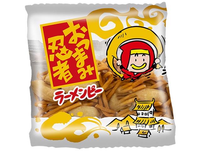 やおきん おつまみ忍者ラーメンピー 5g【03/01 新商品】