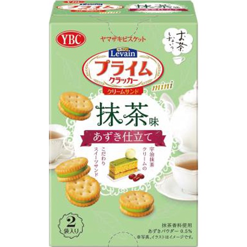 YBC ルヴァンプライムサンド 抹茶味あずき56g