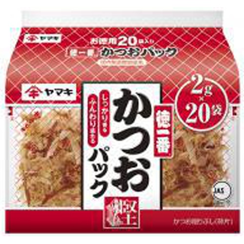 ヤマキ 徳一番かつおパック 2g×20p