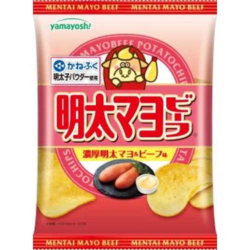 山芳 ポテト 明太マヨビーフ47g【07/07 新商品】