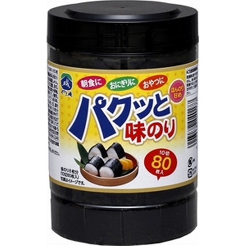 やま磯 パクッと味のり 80枚